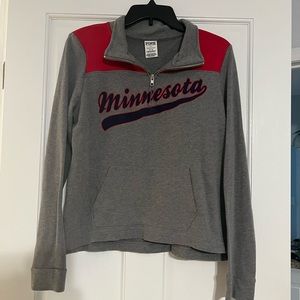 PINK Minnesota Twins 1/4 zip